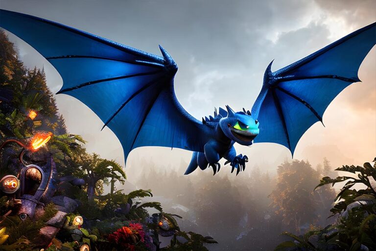 Mavi Kanatlı Ejderha