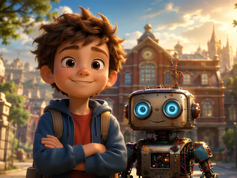 Mert ve Yıldız Robotunun İcat Öyküsü